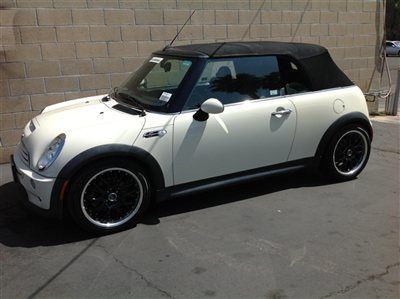 Mini cooper "s" supercharged convertible auto fully loaded all power lowmiles