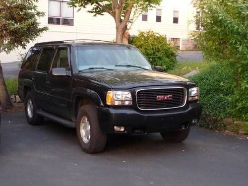 BEAUTIFUL 2000 BLACK W/GREY LEATHER YUKON DENALI LOW MILES!!!, image 6