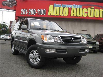 2000 lexus lx470 carfax certified leather sunroof 3rd row seating low reserve
