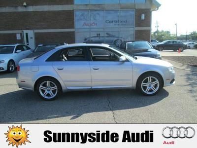 2008 audi a4 2.0t quattro automatic silver 69k premium pkg heated seats