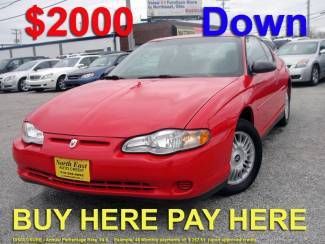 2000 red ls! we finance bad credit! buy here pay here! low down $2000 ez loan!!!