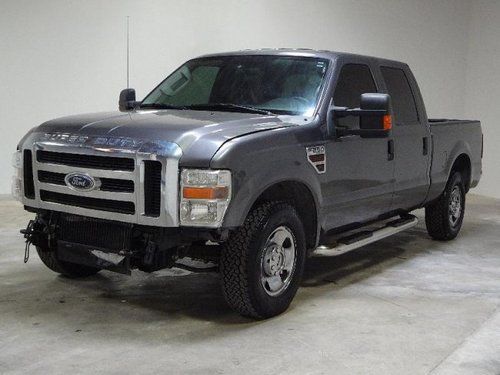 2008 ford f-250 sd xlt crew cab damaged salvage runs! turbo diesel wont last!!