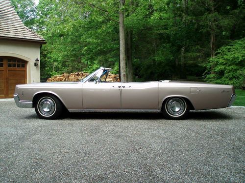 1966 lincoln continental convertible - 48,434 miles - suicide doors