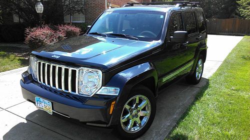 2008 jeep liberty limited sport utility 4-door 3.7l - black