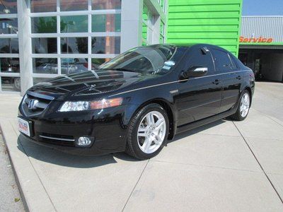 Acura black tl leather roof heated seats clear title loaded luxury sport sedan