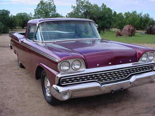 1959 ford ranchero fairlane / galaxie body style arizona truck