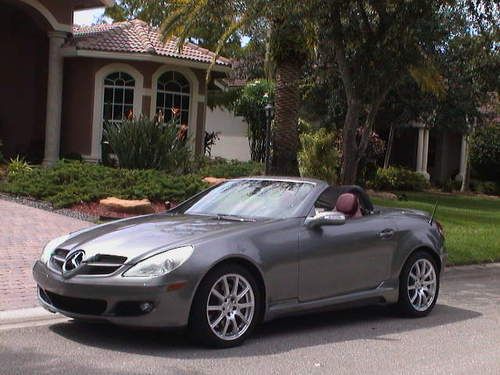 GORGEOUS GRAY SLK350 CONVERTIBLE W/LAMBO DOORS,HARMON KARDON,BUY-IT-NOW $14k OBO, US $14,000.00, image 2