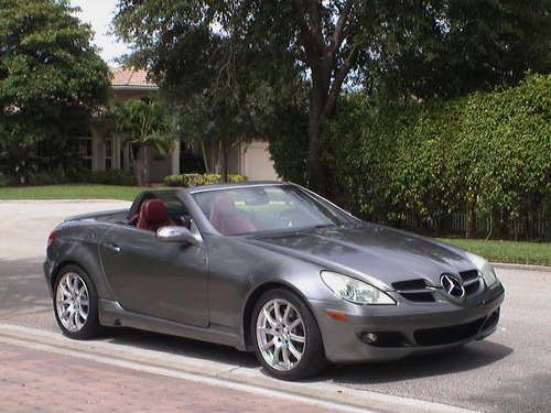GORGEOUS GRAY SLK350 CONVERTIBLE W/LAMBO DOORS,HARMON KARDON,BUY-IT-NOW $14k OBO, US $14,000.00, image 4