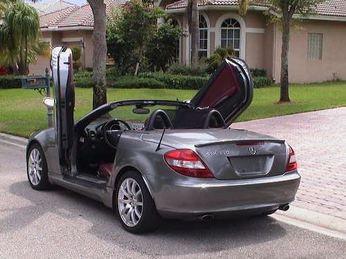 GORGEOUS GRAY SLK350 CONVERTIBLE W/LAMBO DOORS,HARMON KARDON,BUY-IT-NOW $14k OBO, US $14,000.00, image 6