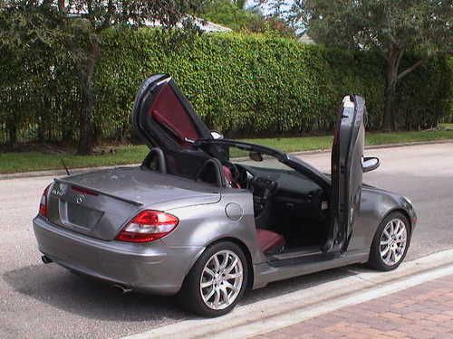 GORGEOUS GRAY SLK350 CONVERTIBLE W/LAMBO DOORS,HARMON KARDON,BUY-IT-NOW $14k OBO, US $14,000.00, image 7