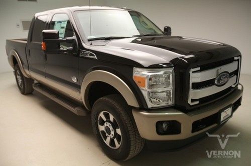 2013 king ranch crew 4x4 navigation leather heated cool v8 diesel sync