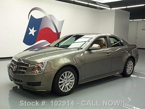 2010 cadillac cts lux sedan v6 auto htd leather 36k mi texas direct auto