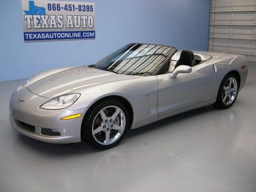We finance!!!  2008 chevrolet corvette convertible c6 3lt hud bose texas auto!!