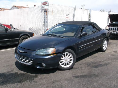 2001 chrysler sebring, no reserve