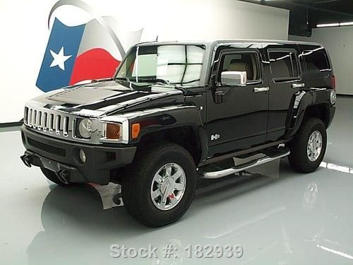 2007 hummer h3 4x4 auto htd leather sunroof nav 54k mi texas direct auto