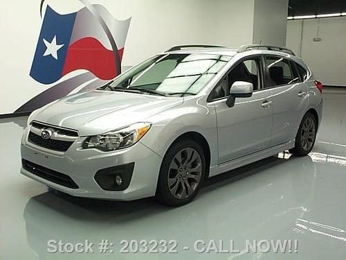 2012 subaru impreza 2.0i sport ltd awd htd leather 26k texas direct auto