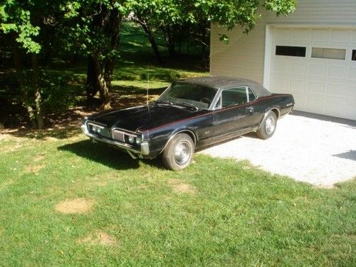 1967 mercury cougar xr-7 gt 390 triple black " 1967 motor trend car of the year"