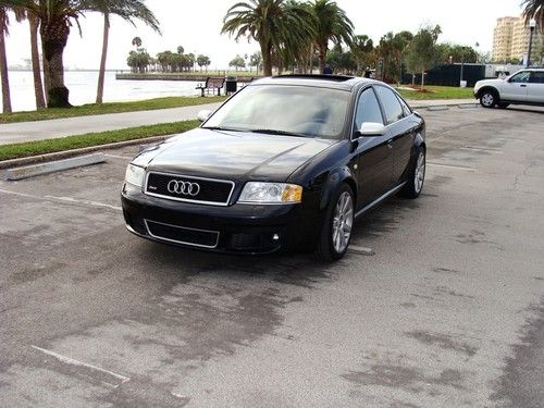 2003 audi rs6 mtm - ebony in + out , carbon + alcantara, se + solar moonroof