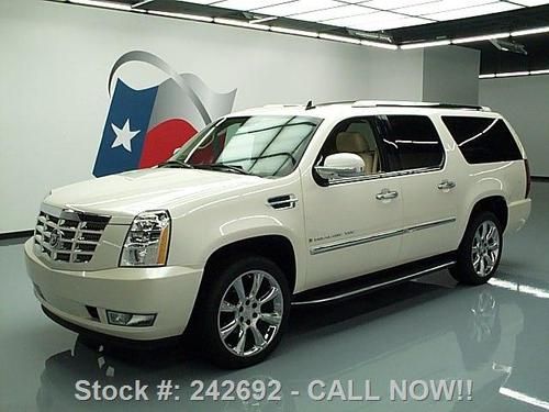 2007 cadillac escalade esv awd sunroof dvd 22's 60k mi texas direct auto