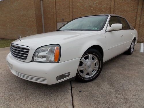 2003 cadillac deville vinyl top vogue loaded only 51k miles lthr free shipping!