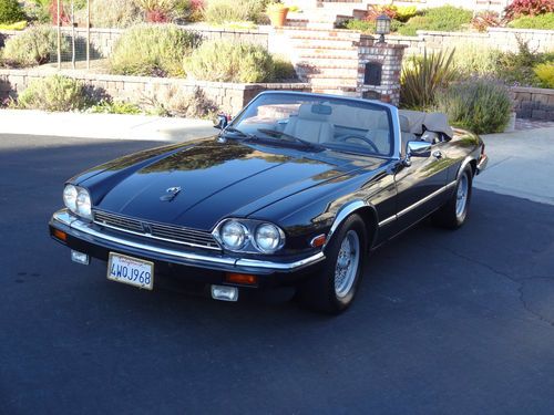 1991 jaguar xjs convertible  rare v12 low 54000 miles no reserve