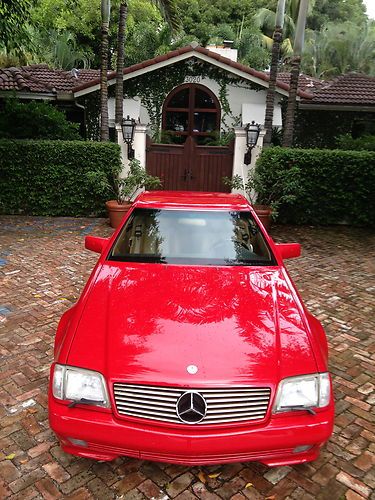 Impeccable!!! 1991 mercedes benz 300 sl roadster! 36,700 original miles...