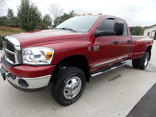 2007 dodge ram 3500 dually 4wd cummins diesel 6spd manual nice truck no reserve!