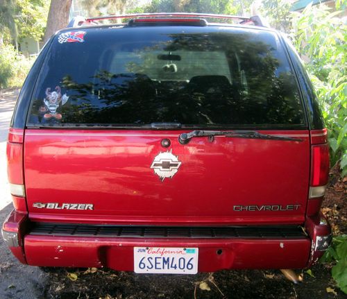 1996 Chevrolet Blazer LT Sport Utility 4-Door 4.3L TOW AWAY NEED FUEL PUMP & BAT, image 11