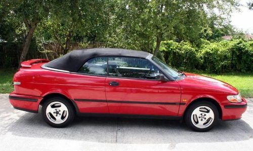 2-door fire-engine red hot convertible 123k miles \25 mpg automatic needs work!