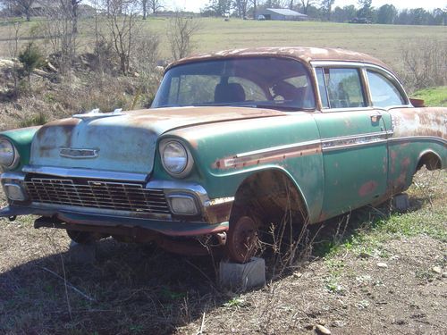 1956 chevrolet bel-air 2 door post