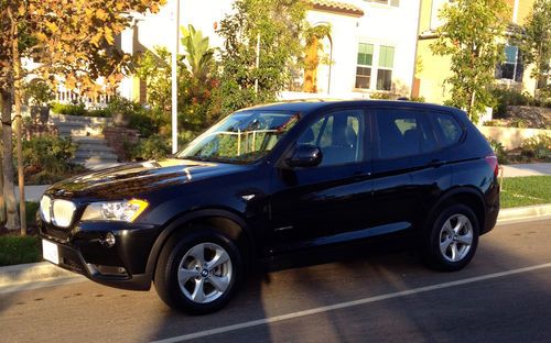 2012 bmw black sapphire metallic x3 xdrive28i sport utulity