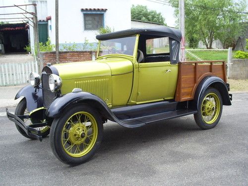 1929 ford a open cab pickup model 76-a - rare find! - free shipping worldwide