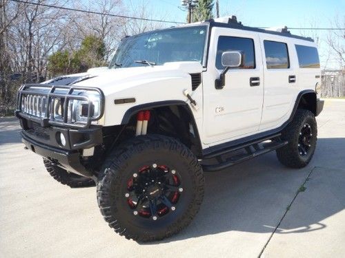 2003 monster hummer h2 6" lift w/40" tires only 60k miles navi carfax certified