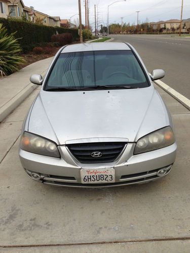 2005 hyundai elantra gls sedan 4-door 2.0l, silver color, 175314 miles