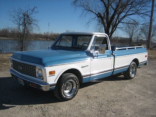 1972 chevy c10 original rust free body &amp; driveline