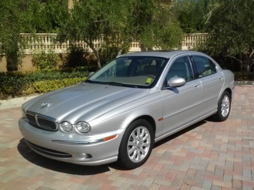 02 jaguar x-type*ice cold air*awd*leather*moonroof*cd player*all power*$5495