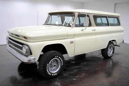 1966 Chevrolet Suburban 4x4 250ci Inline 6 cyl 4 Speed Manual PS PB Radio, image 20