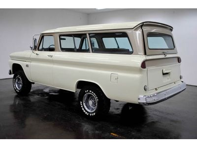 1966 Chevrolet Suburban 4x4 250ci Inline 6 cyl 4 Speed Manual PS PB Radio, image 24