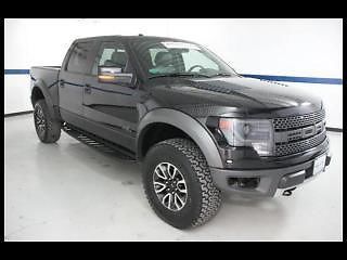 13 ford f150 4x4 crew cab 6.2l v8 svt raptor navigation, sunroof, we finance!