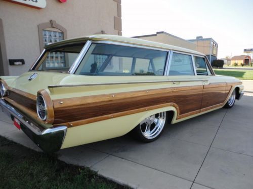 1961 country squire woody stationwagon  woodie wagon hotrod airride bagged