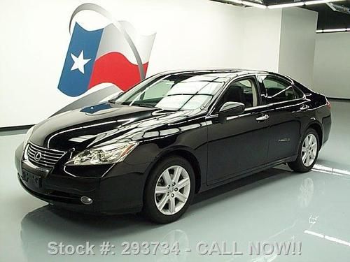 2009 lexus es350 sunroof climate leather blk on blk 54k texas direct auto