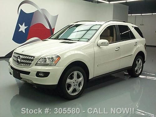 2008 mercedes-benz ml350 awd sunroof nav rear cam 42k texas direct auto