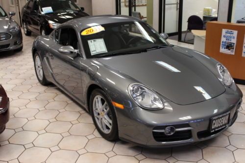 2008 porsche cayman 15k clean carfax metallic gray great shape 2.7l automatic