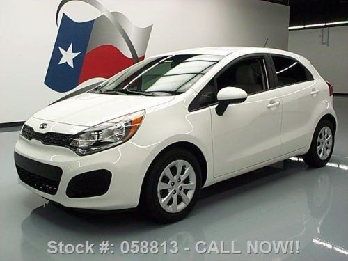 2012 kia rio lx hatchback 6-speed cruise control 21k mi texas direct auto