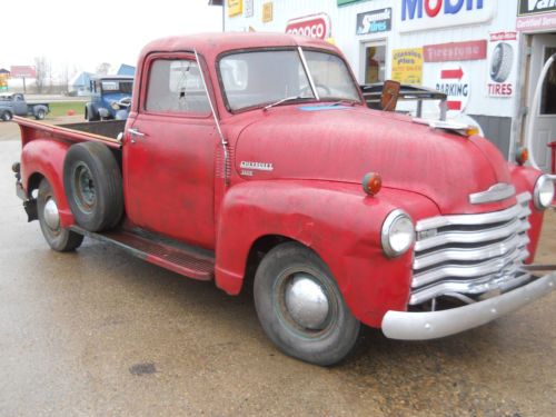 1948 chevy pickup truck 3600 model runs and drives rat rod street rod