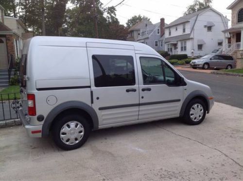 2010 ford transit connect xlt silver clean title excellent condition no accident