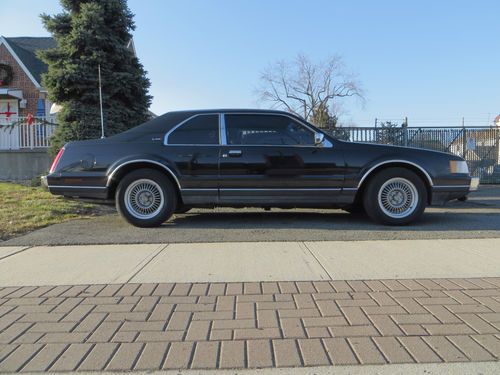 1989 lincoln mark vii lsc -  66,563  miles  black