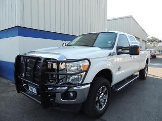 11 ford super duty f350 4x4 crew cab lariat leather, all power we finance!