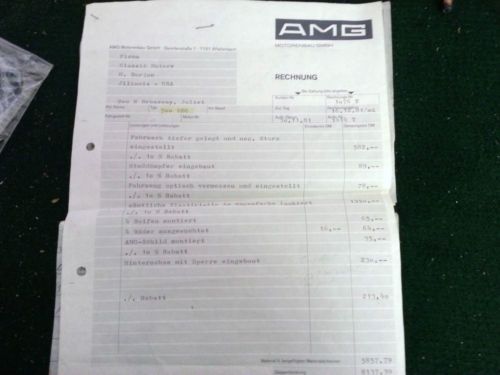 1982 Mercedes 500 SEC AMG, US $3,000.00, image 2