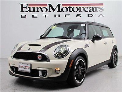 Pepper white automatic black leather clubman wagon 13 low miles auto 11 used md